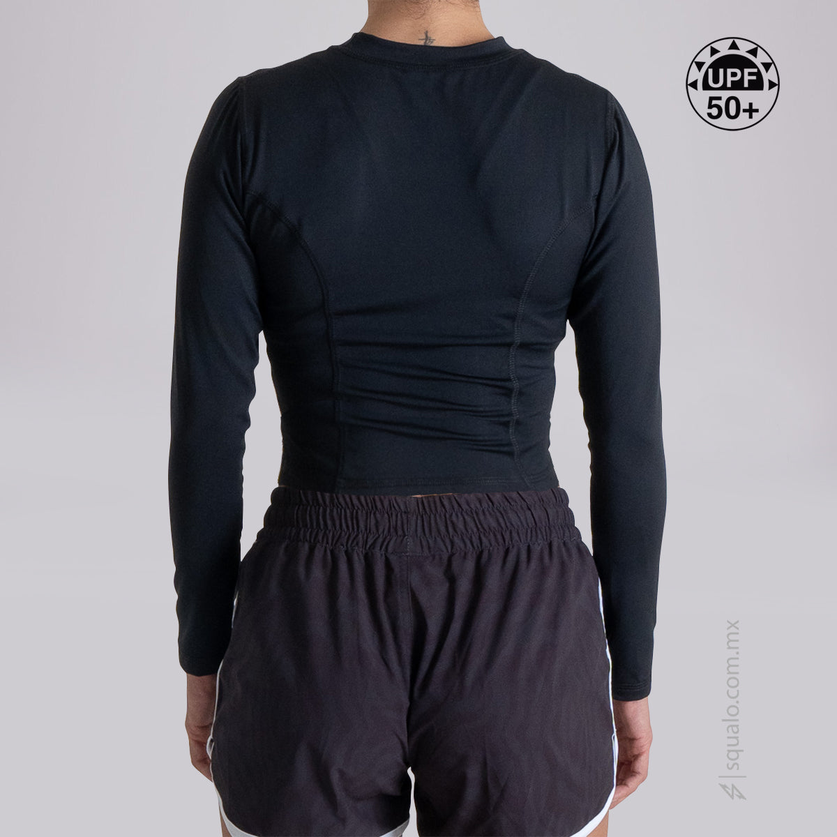 Rashguard Slim Fit Manga Larga Xel Negro