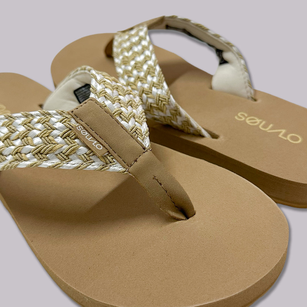 SANDALIAS DAMA CROCHEX MOKA