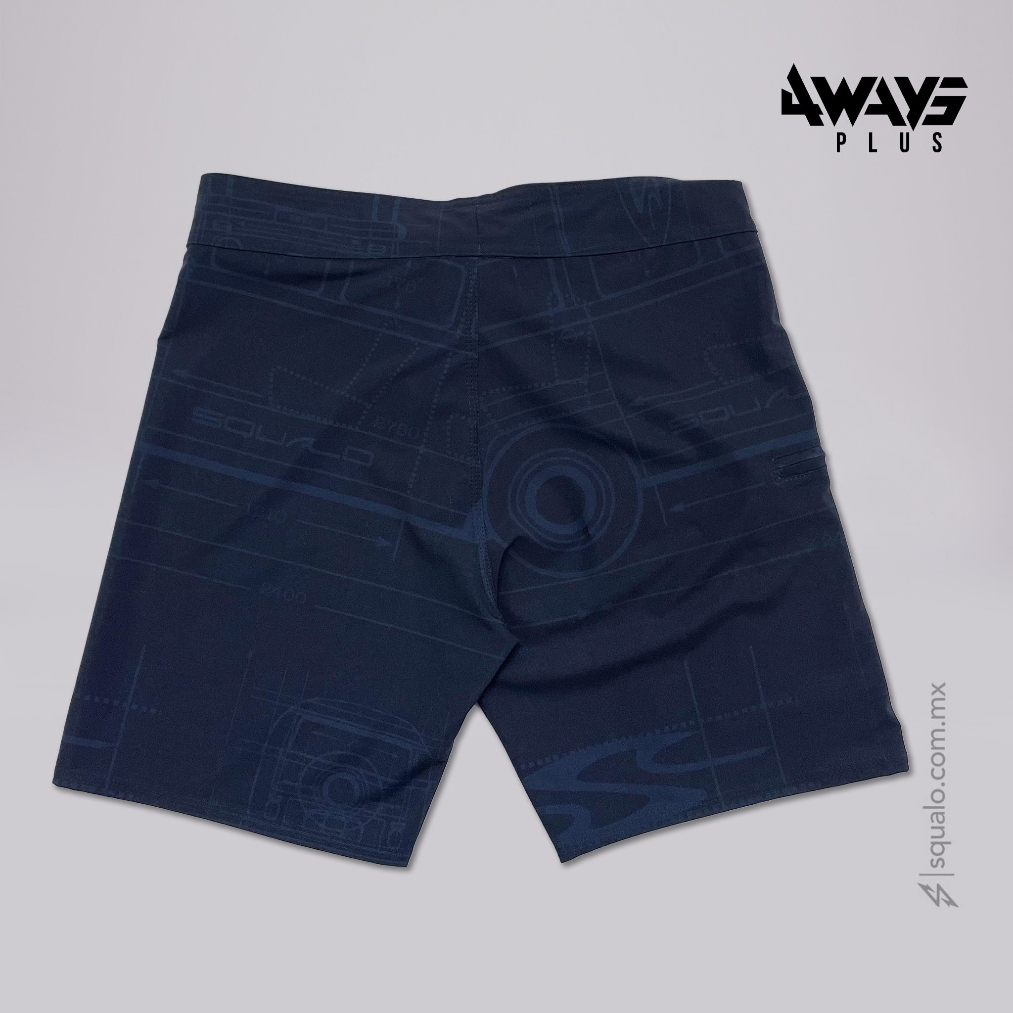 Traje de baño Boardshort 19" Combx Negro