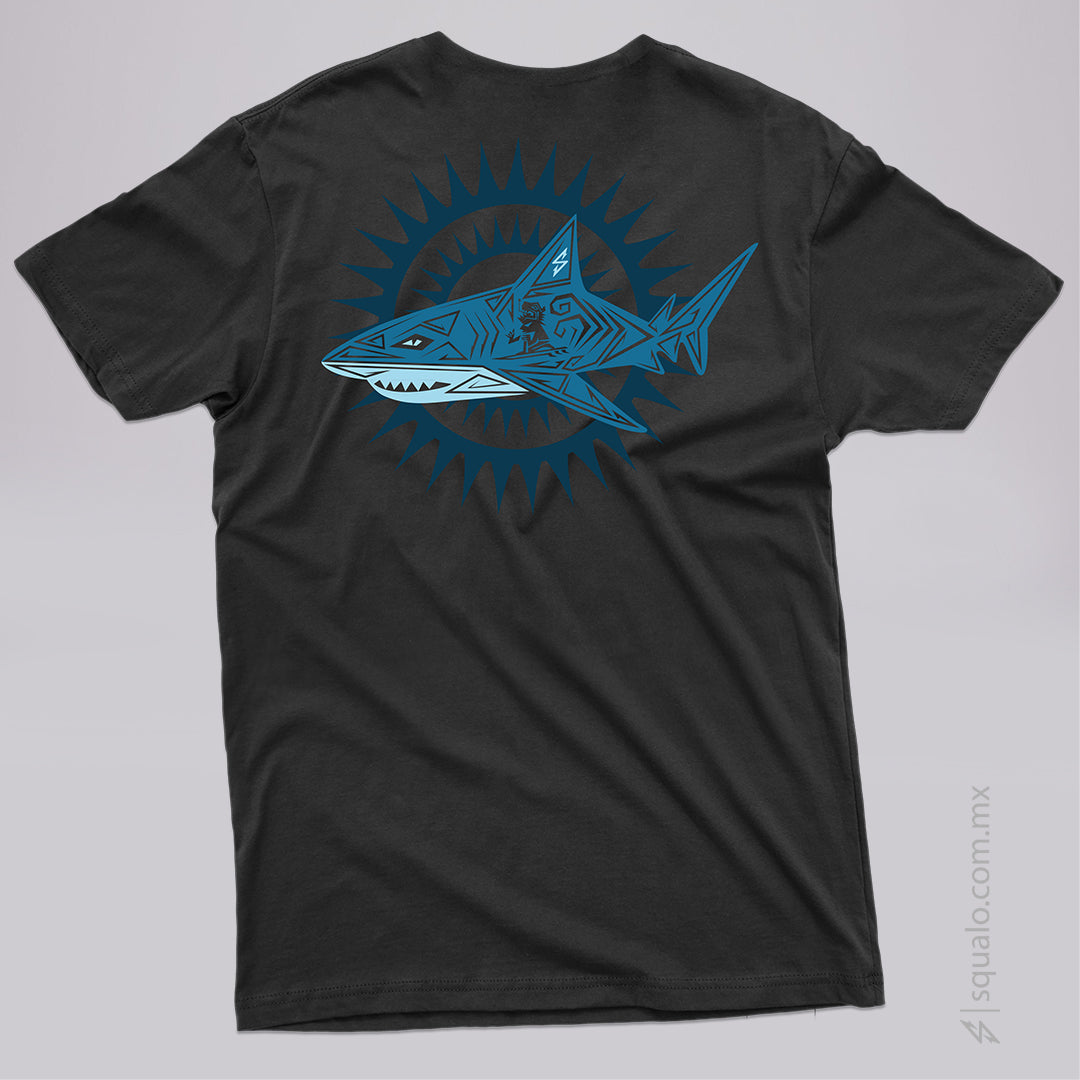 PLAYERA SHARKS NEGRO