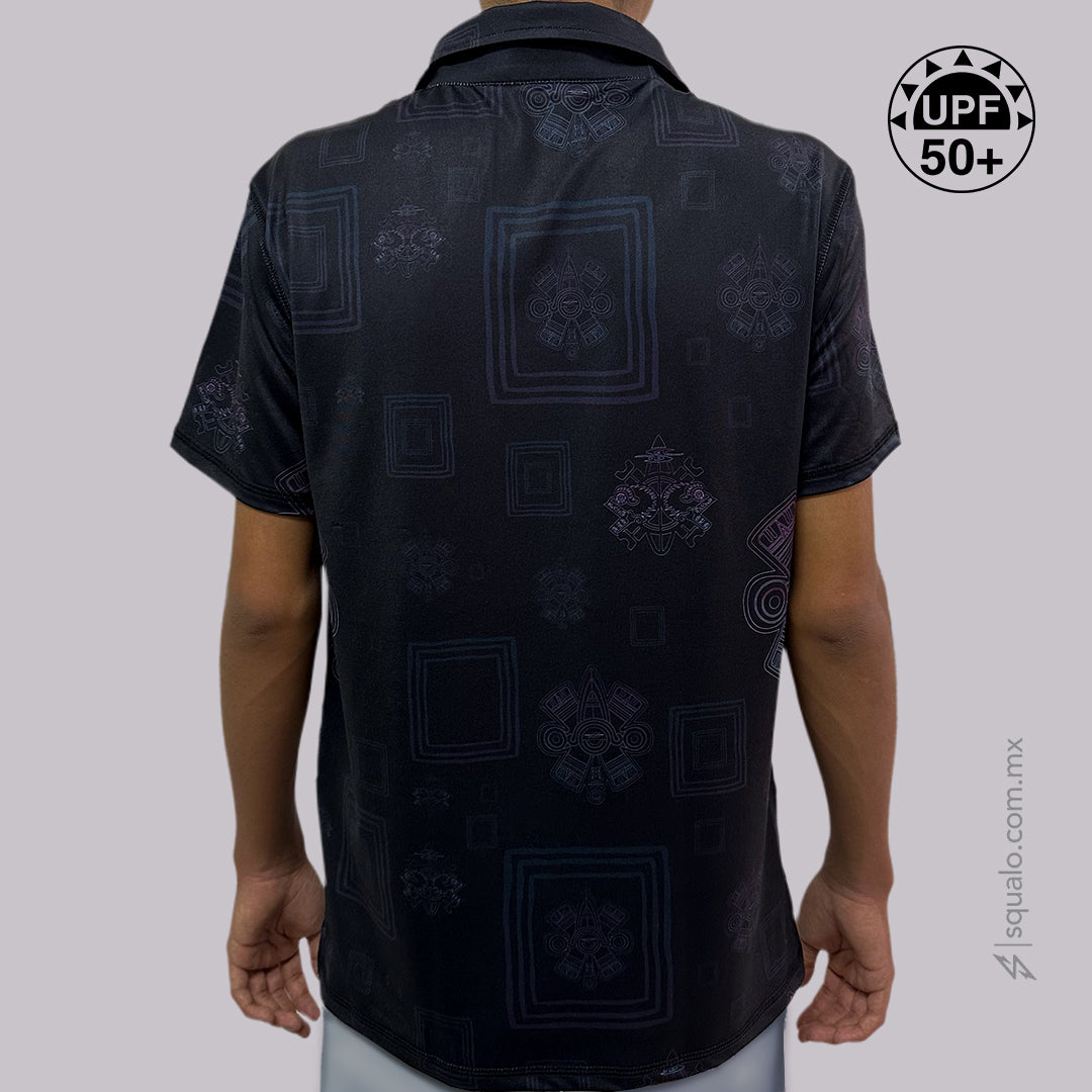 PLAYERA POLO MANGA CORTA POLOR NEGRO