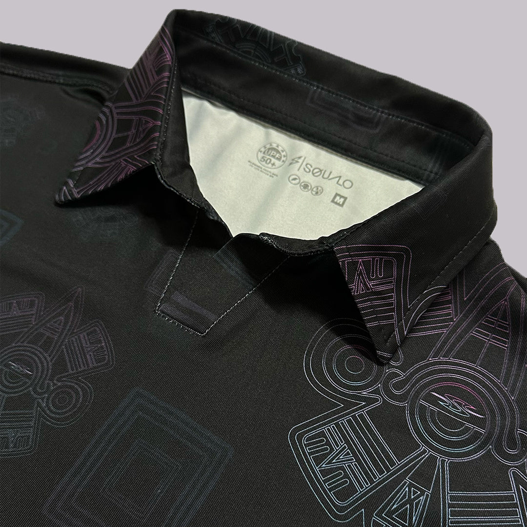 PLAYERA POLO MANGA CORTA POLOR NEGRO