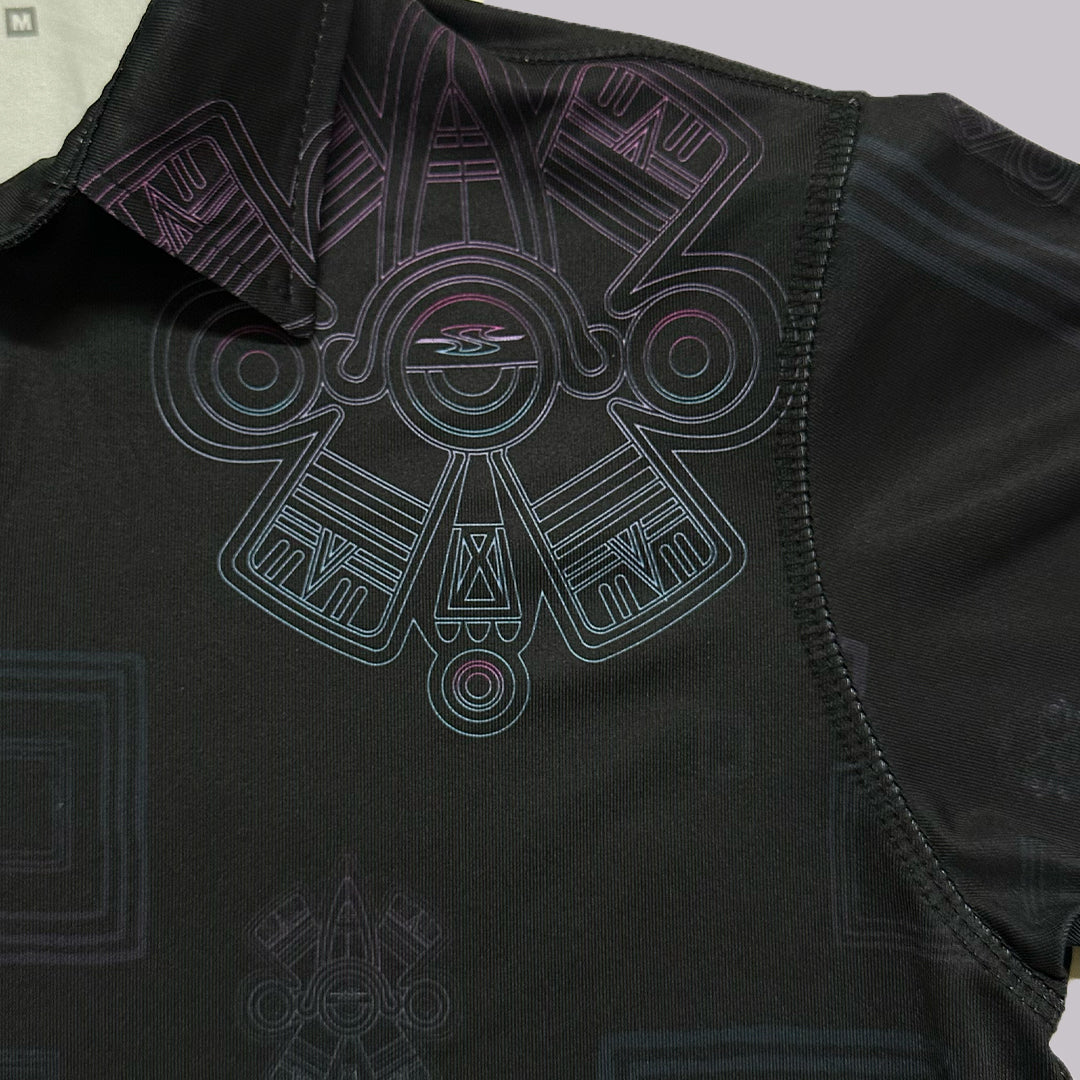 PLAYERA POLO MANGA CORTA POLOR NEGRO