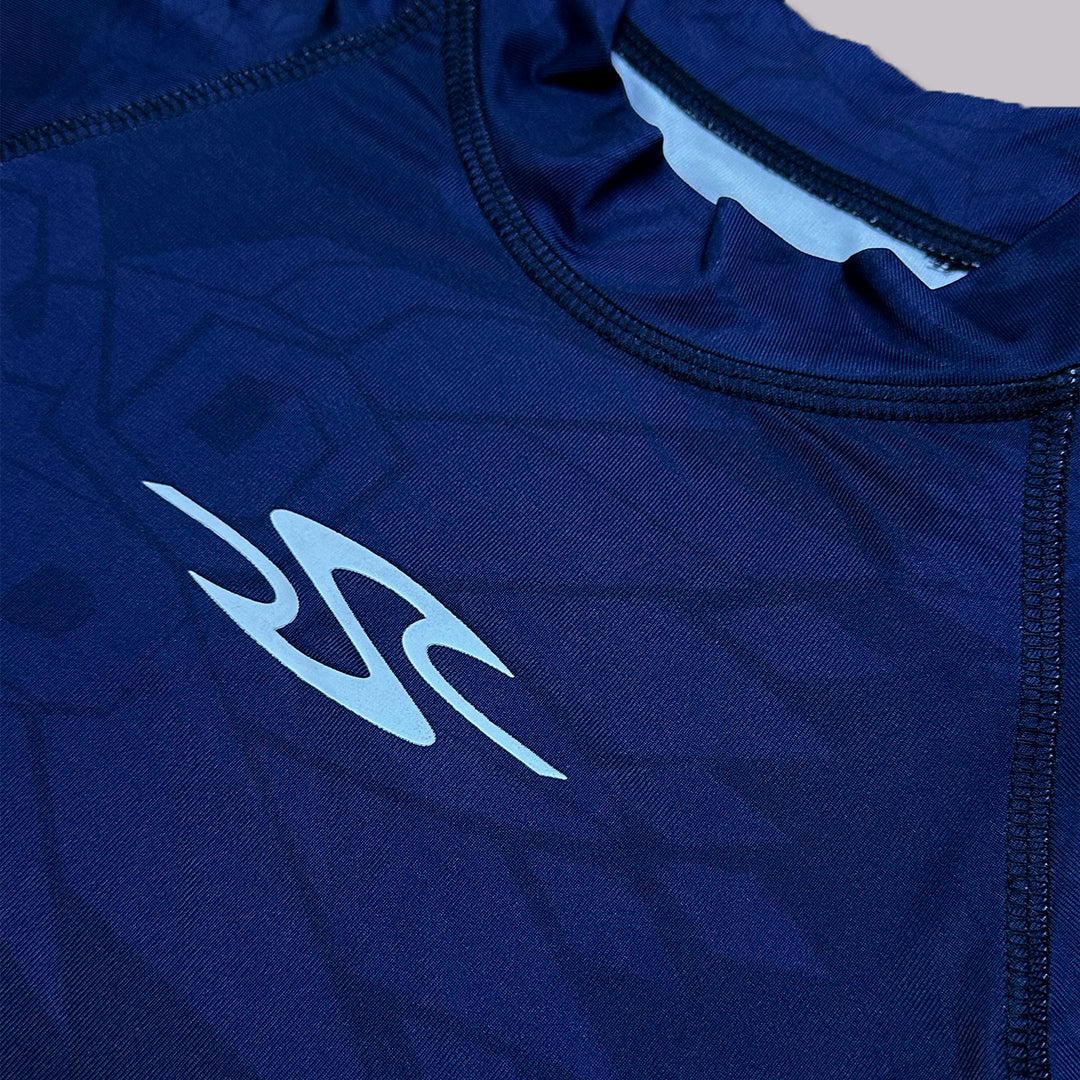 Rashguard Slim Fit Manga Larga Waterlax Multicolor