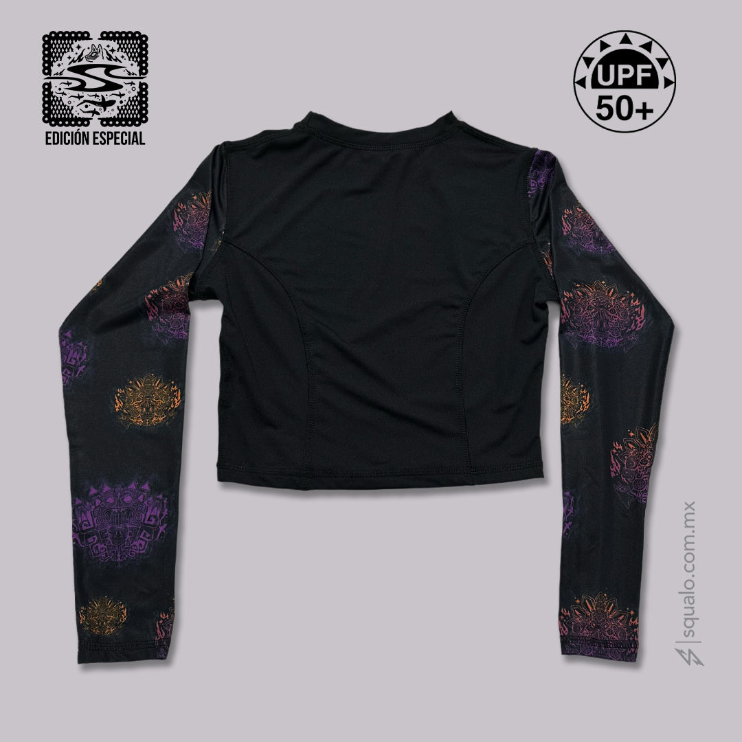 RASHGUARD OMBLIGUERA MANGA LARGA DDM25 MULTICOLOR
