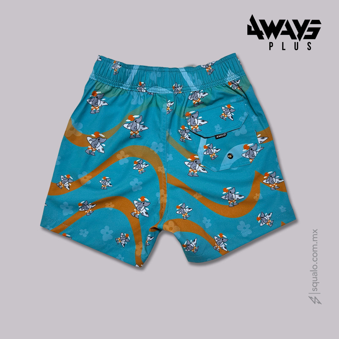 TRAJE DE BAÑO VOLLEY KIDS SHARKYS MULTICOLOR