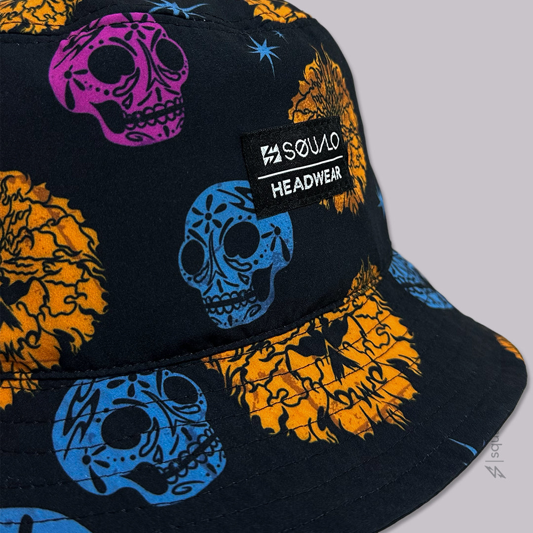 SOMBRERO BUCKET DOBLE VISTA DDM26 NEGRO