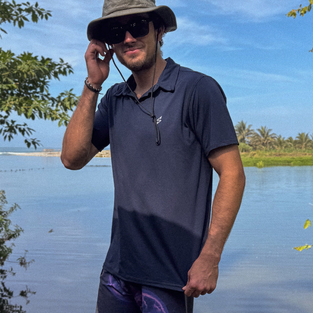 PLAYERA POLO MANGA CORTA POLOX II MARINO