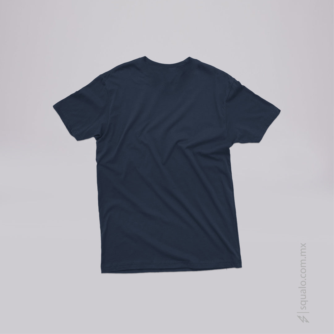 Playera Manga Corta Cuadsun Marino