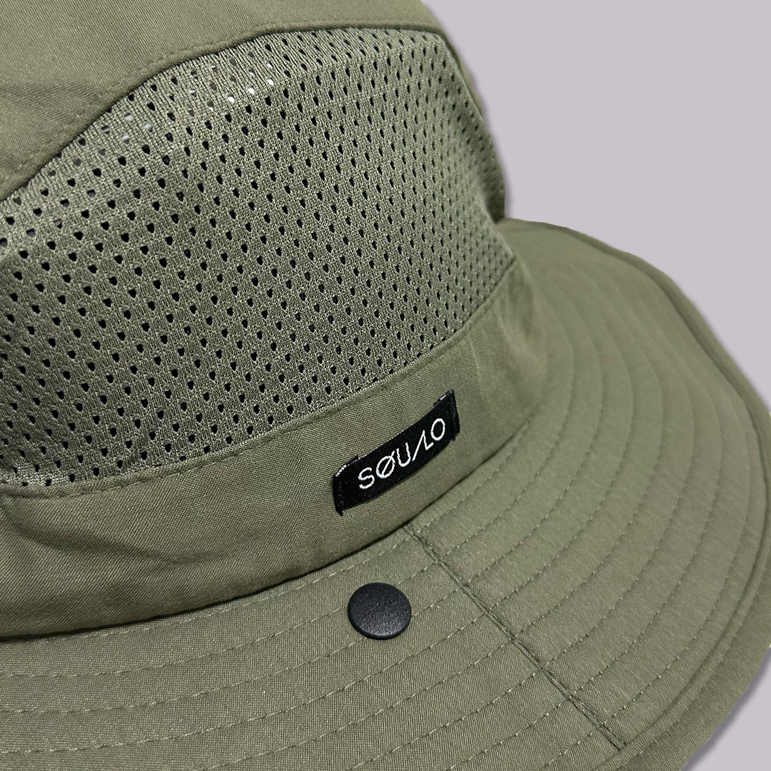 SOMBRERO PESCADOR POWEREX VERDE MILITAR