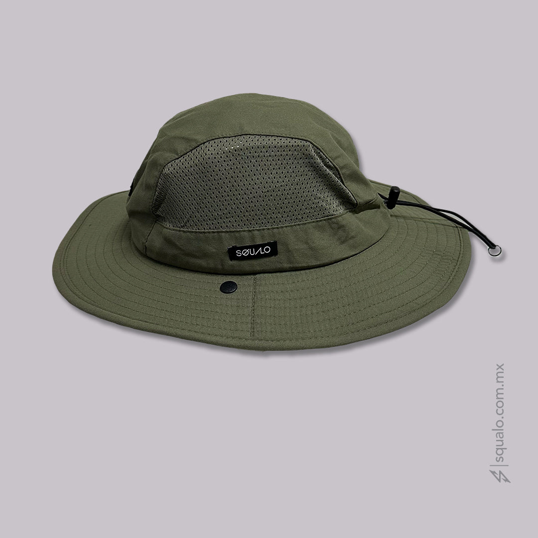 SOMBRERO PESCADOR POWEREX VERDE MILITAR