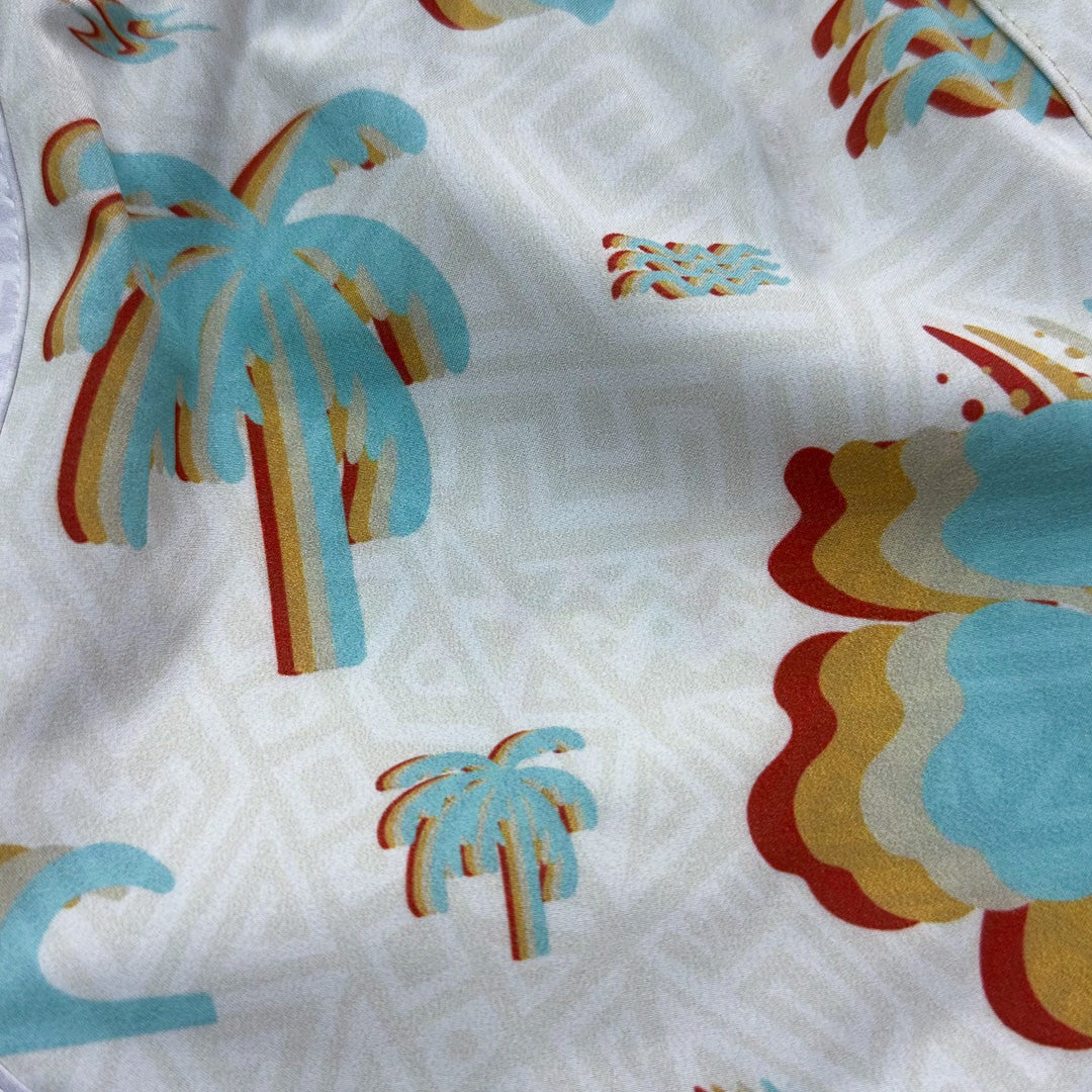 Traje de Baño Boardy Flowy Ivory