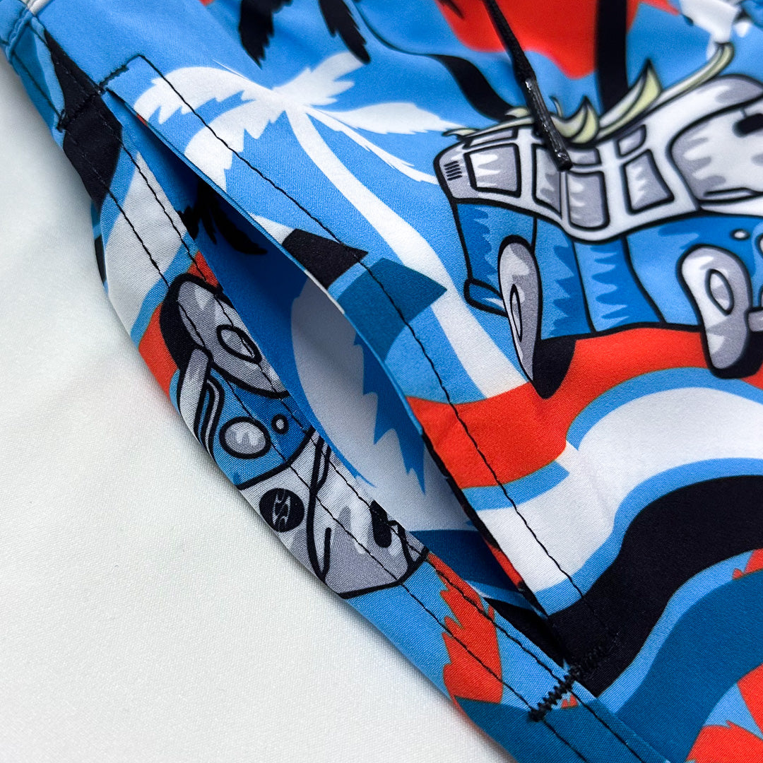 Volley Corto Try Azul