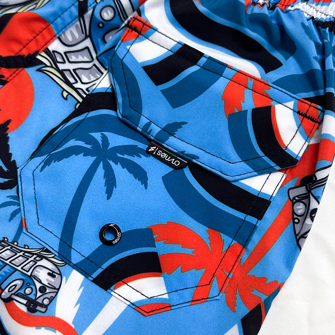 Volley Corto Try Azul