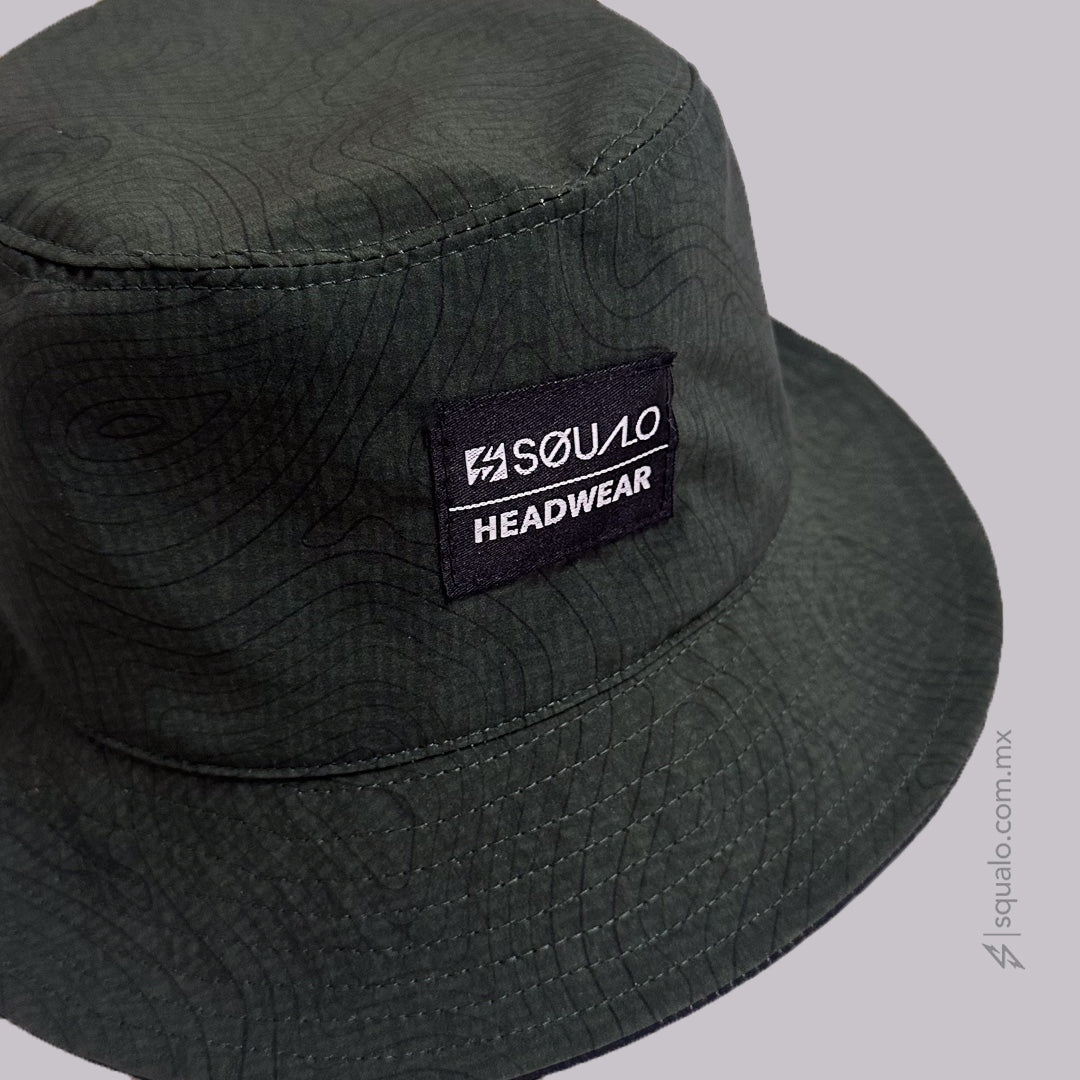 SOMBRERO BUCKET DOBLE VISTA CONFORT VERDE