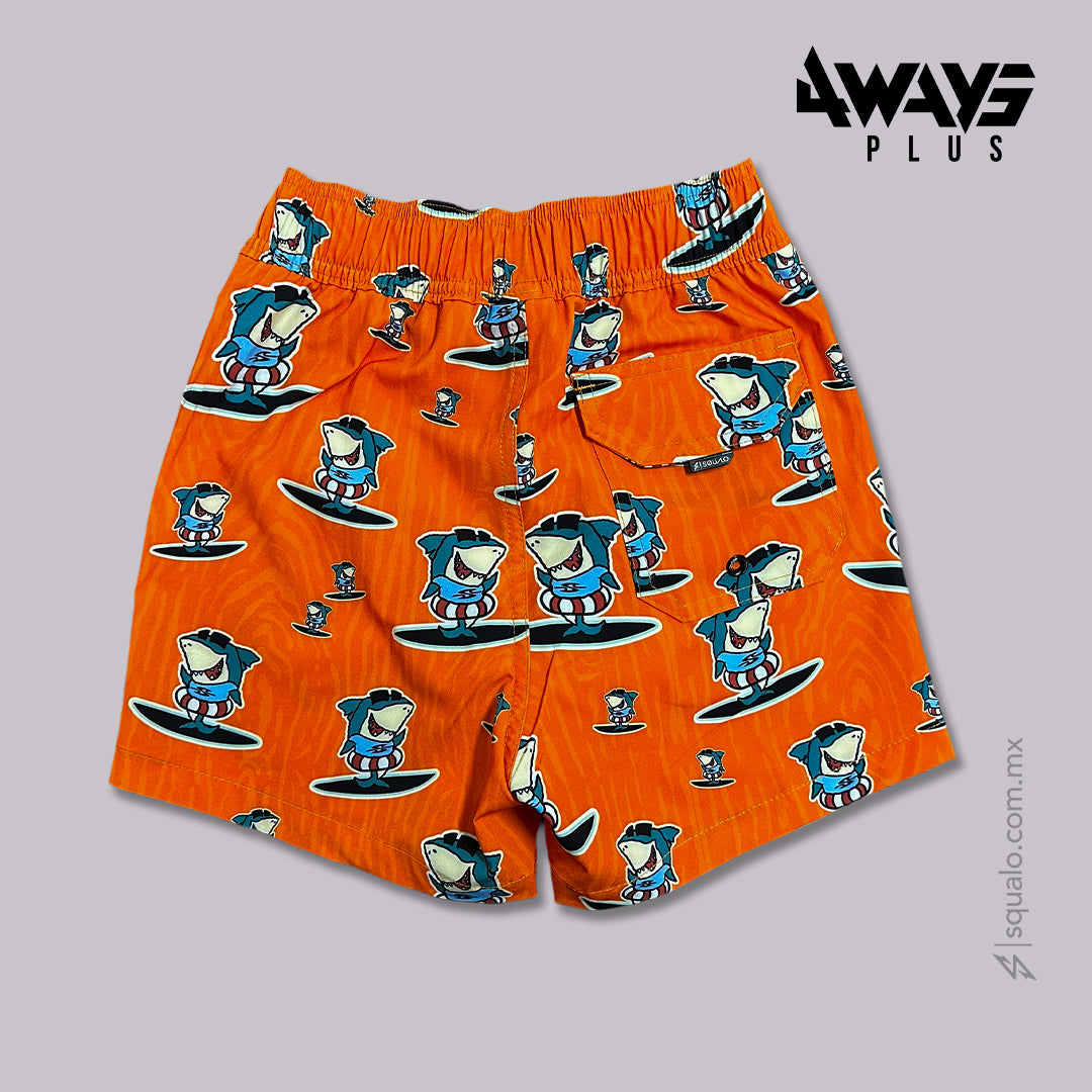 TRAJE DE BAÑO VOLLEY KIDS VANDY NARANJA