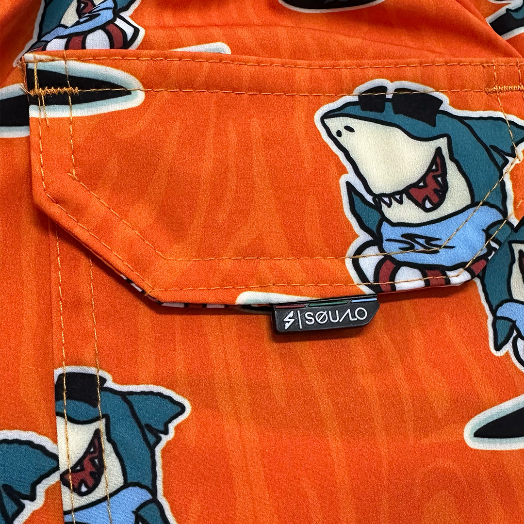 TRAJE DE BAÑO VOLLEY KIDS VANDY NARANJA