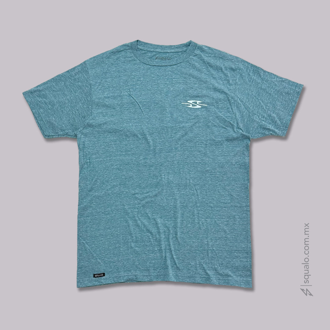 PLAYERA RETRO VERDE JASPE