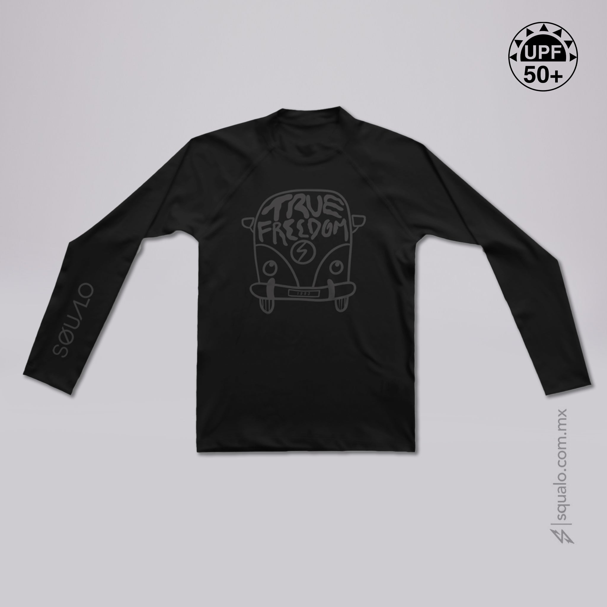 Playera Rashguard Trufy Kids Negro