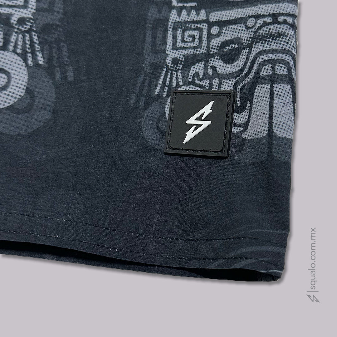 TRAJE DE BAÑO BOARDSHORT 19" STONER NEGRO