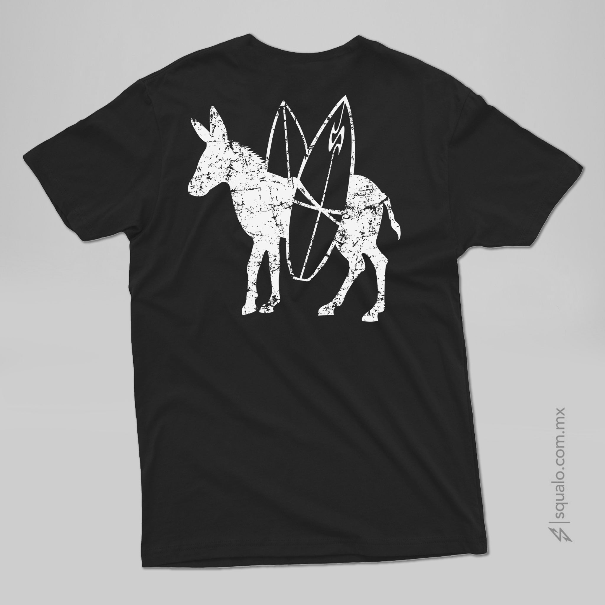 PLAYERA BURROBASIX NEGRO