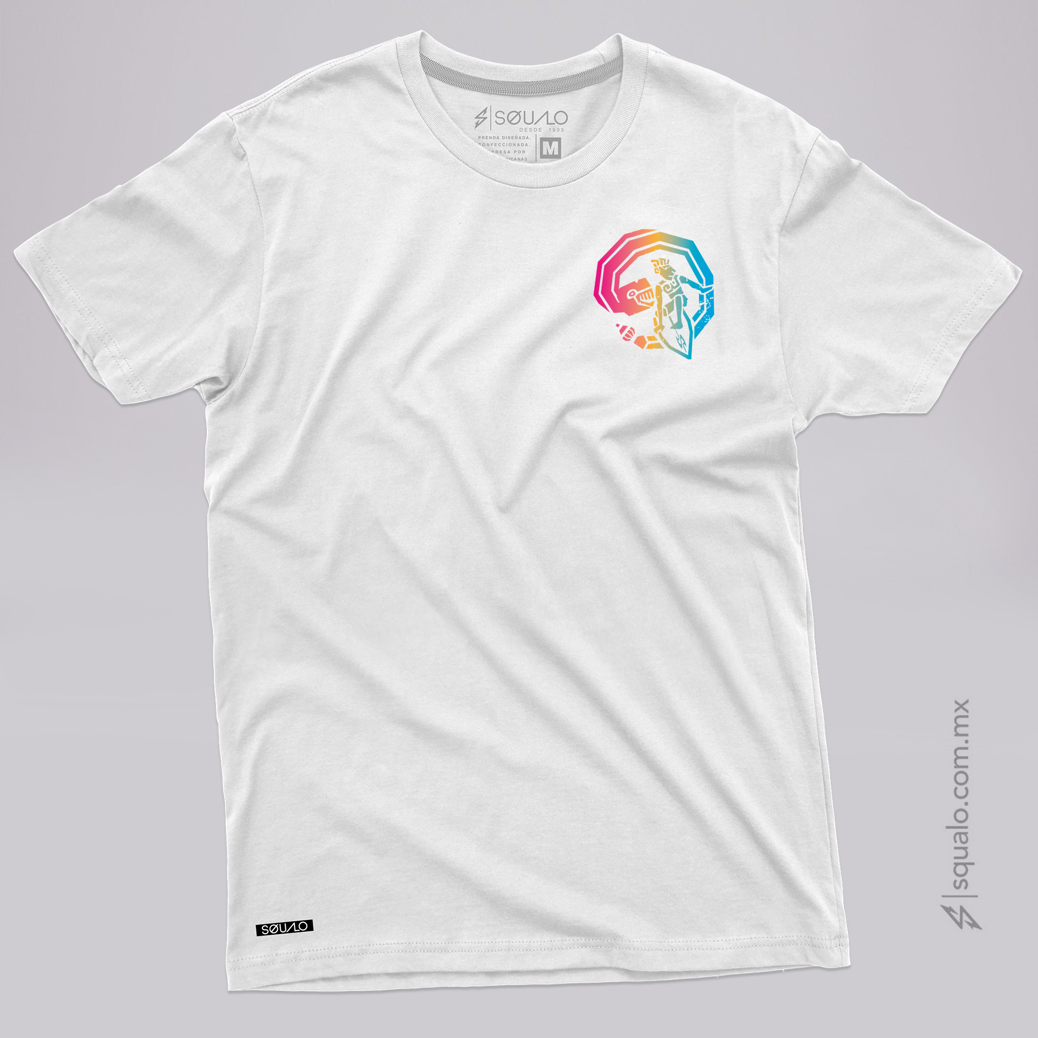 PLAYERA CHECKWAVE BLANCO