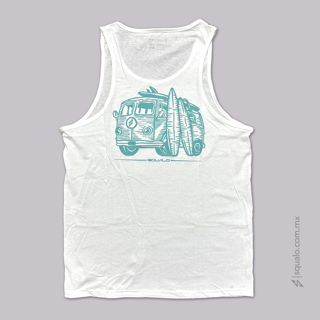PLAYERA TANK SURFTRIP BLANCO