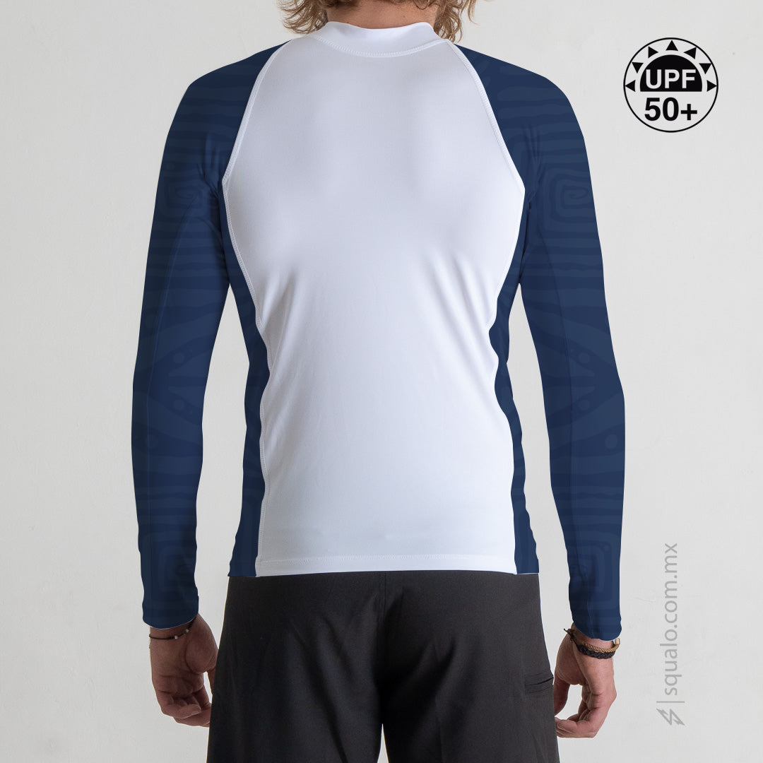 RASHGUARD CORTE AJUSTADO LABER BLANCO