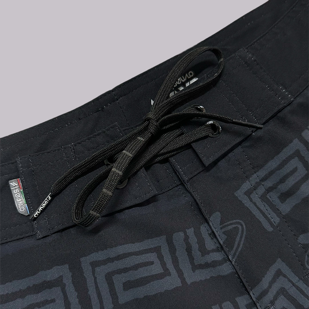TRAJE DE BAÑO BOARDSHORT 19" BRIKS NEGRO