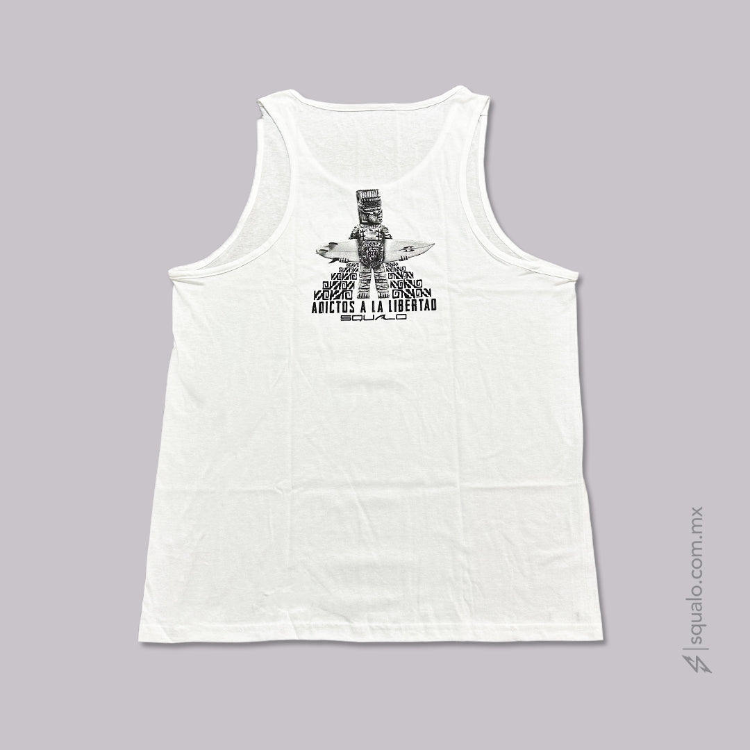 PLAYERA TANK STONERX BLANCO