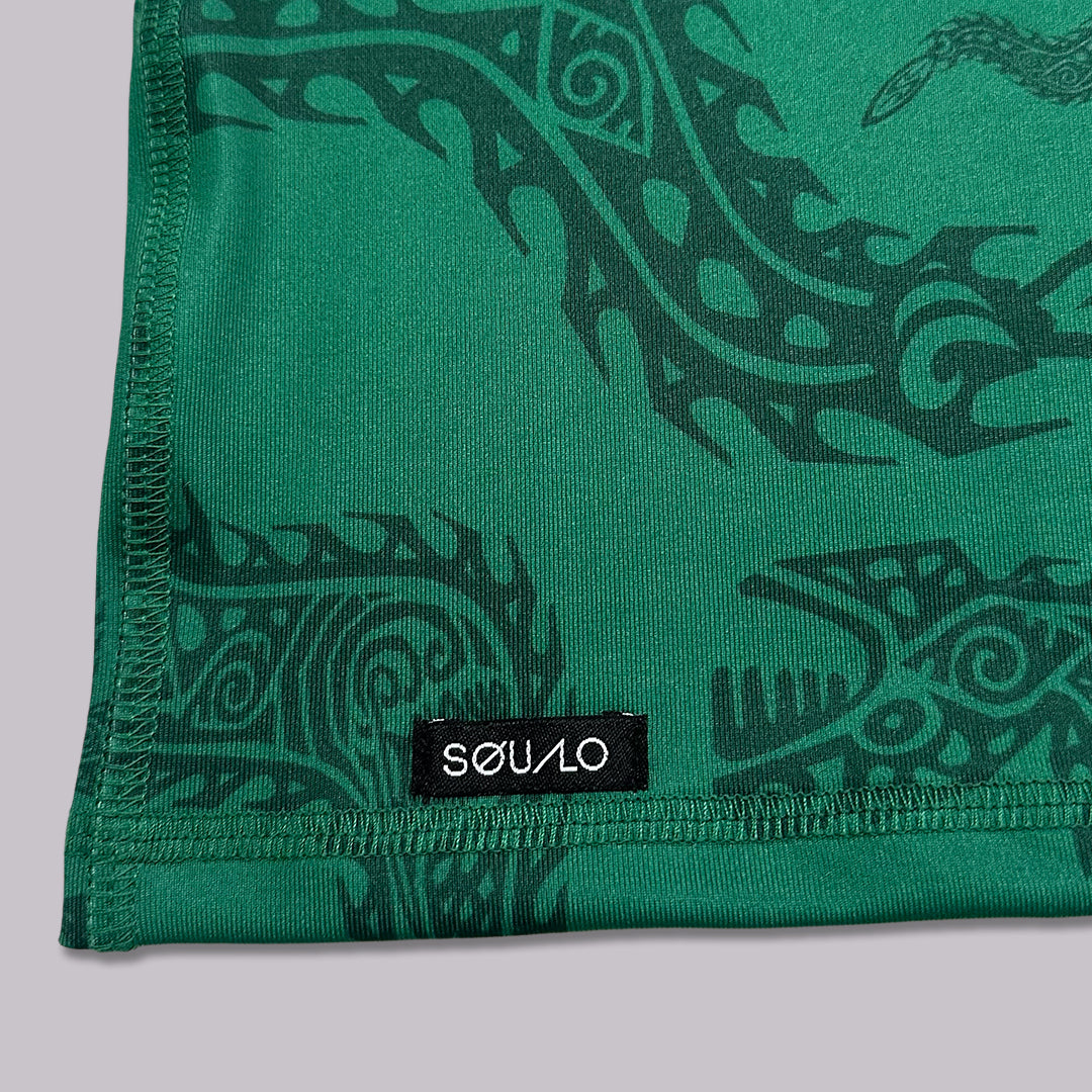PLAYERA RASHGUARD CORTE AMPLIO RASHX LOOSE MX VERDE