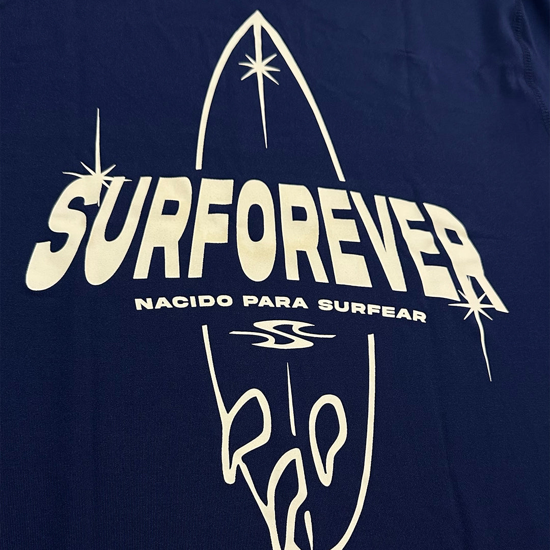 PLAYERA RASHGUARD CORTE AMPLIO MANGA LARGA XEVER MARINO