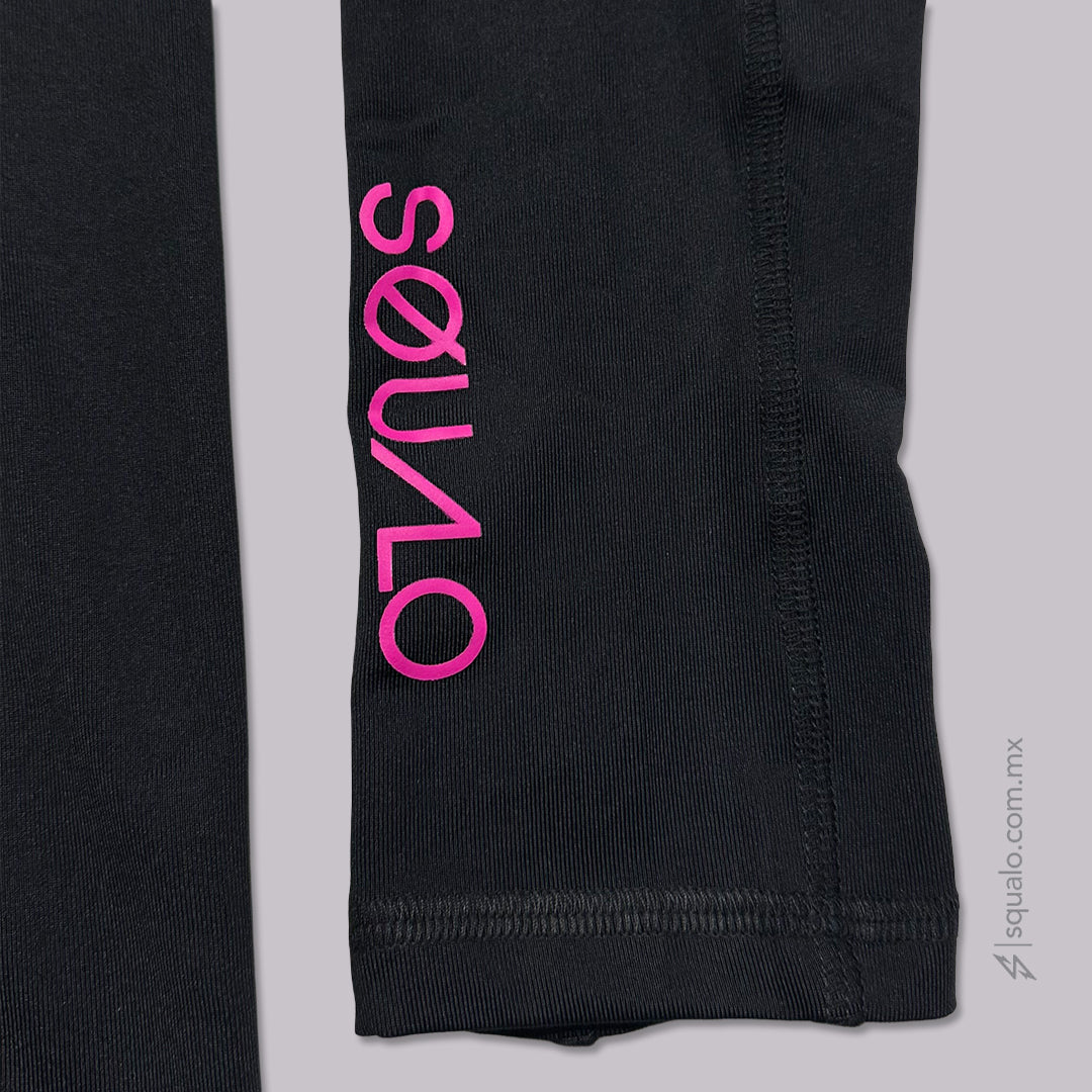 PLAYERA RASHGUARD CORTE AJUSTADO MANGA LARGA RASHSLIM MX NEGRO