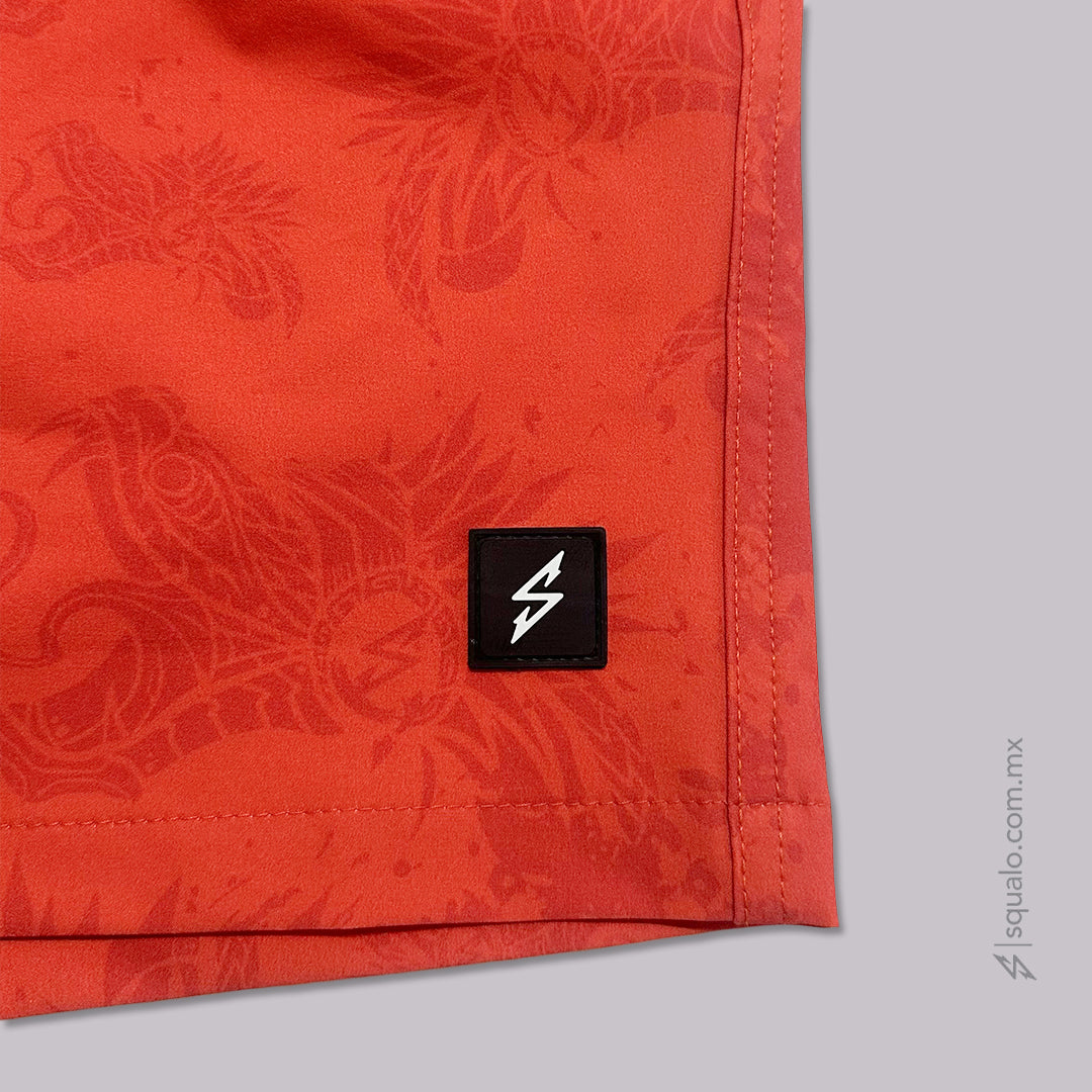 TRAJE DE BAÑO VOLLEY 17" XRUTA NARANJA