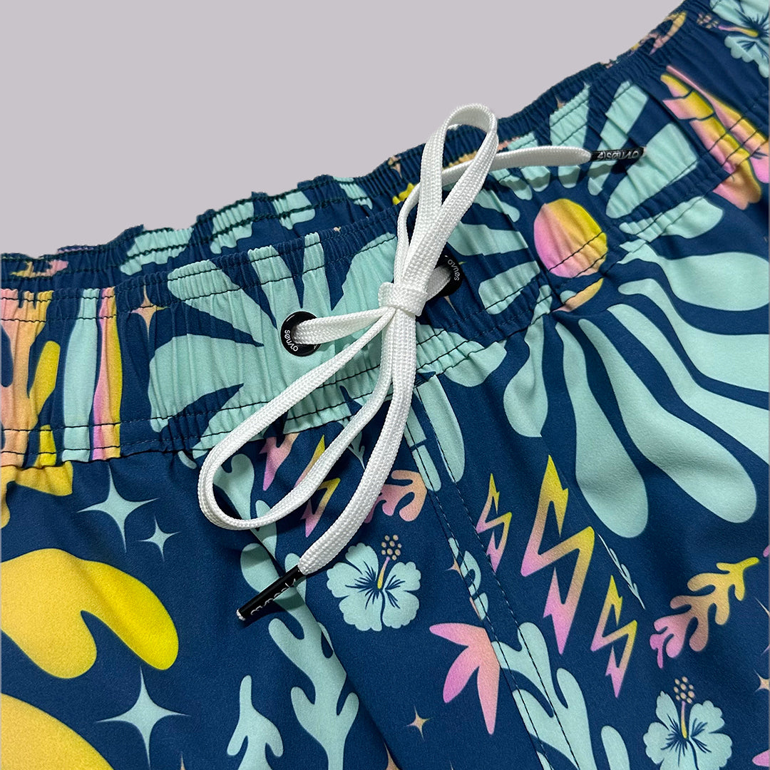 TRAJE DE BAÑO VOLLEY 17" MAUI AZUL