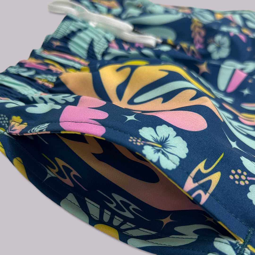 TRAJE DE BAÑO VOLLEY 17" MAUI AZUL