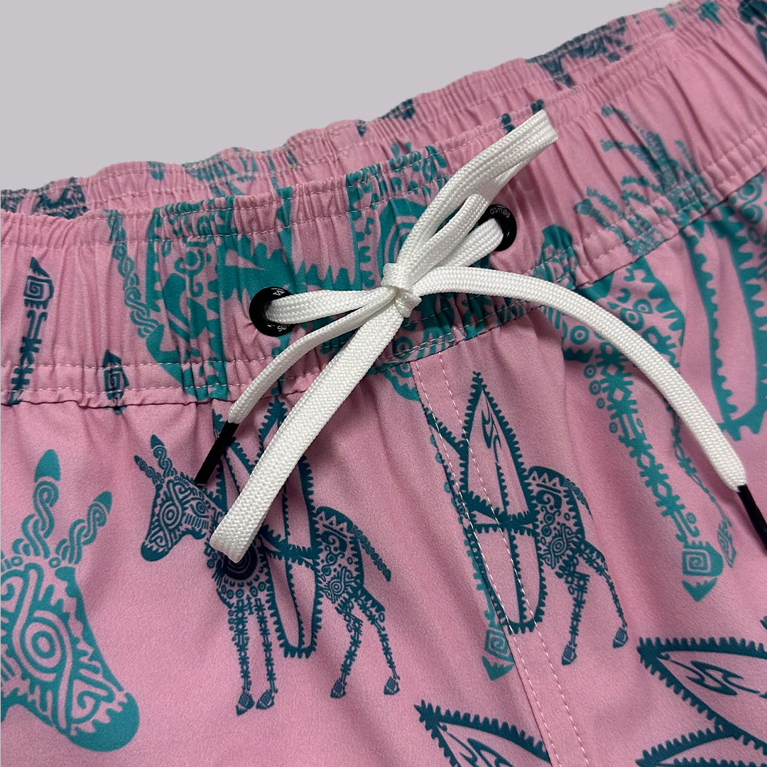 TRAJE DE BAÑO VOLLEY 17" BURRIX ROSA