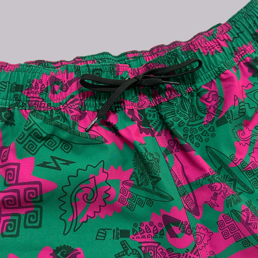 TRAJE DE BAÑO VOLLEY 17" MX VERDE