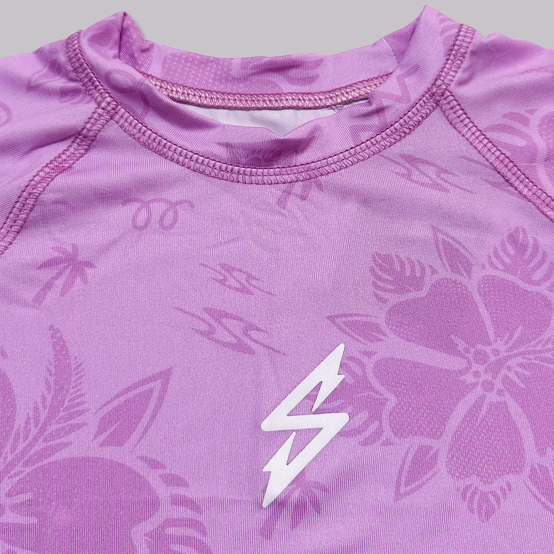 PLAYERA RASHGUARD GIRL CORTE AMPLIO MANGA LARGA XEL I ROSA