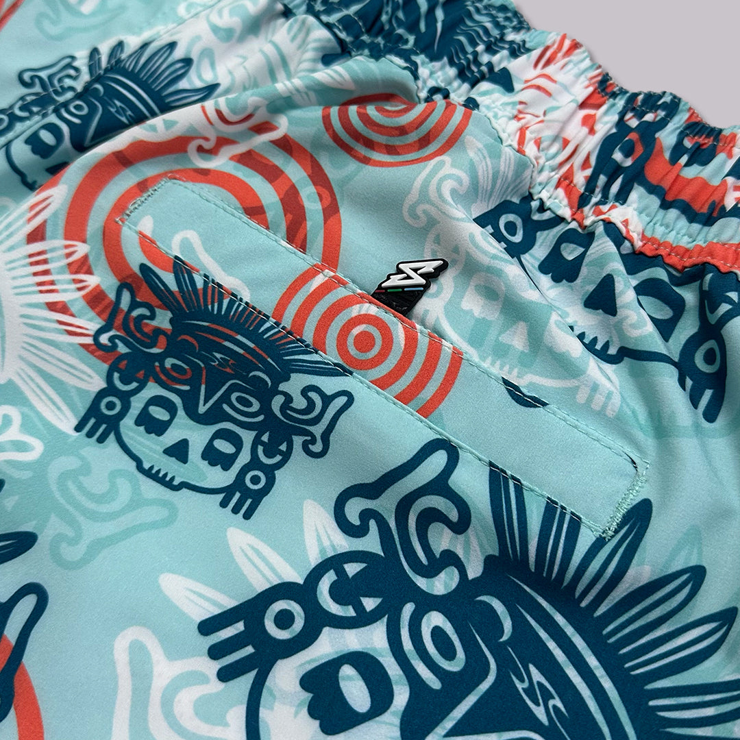 TRAJE DE BAÑO VOLLEY SKULL AZUL 17"