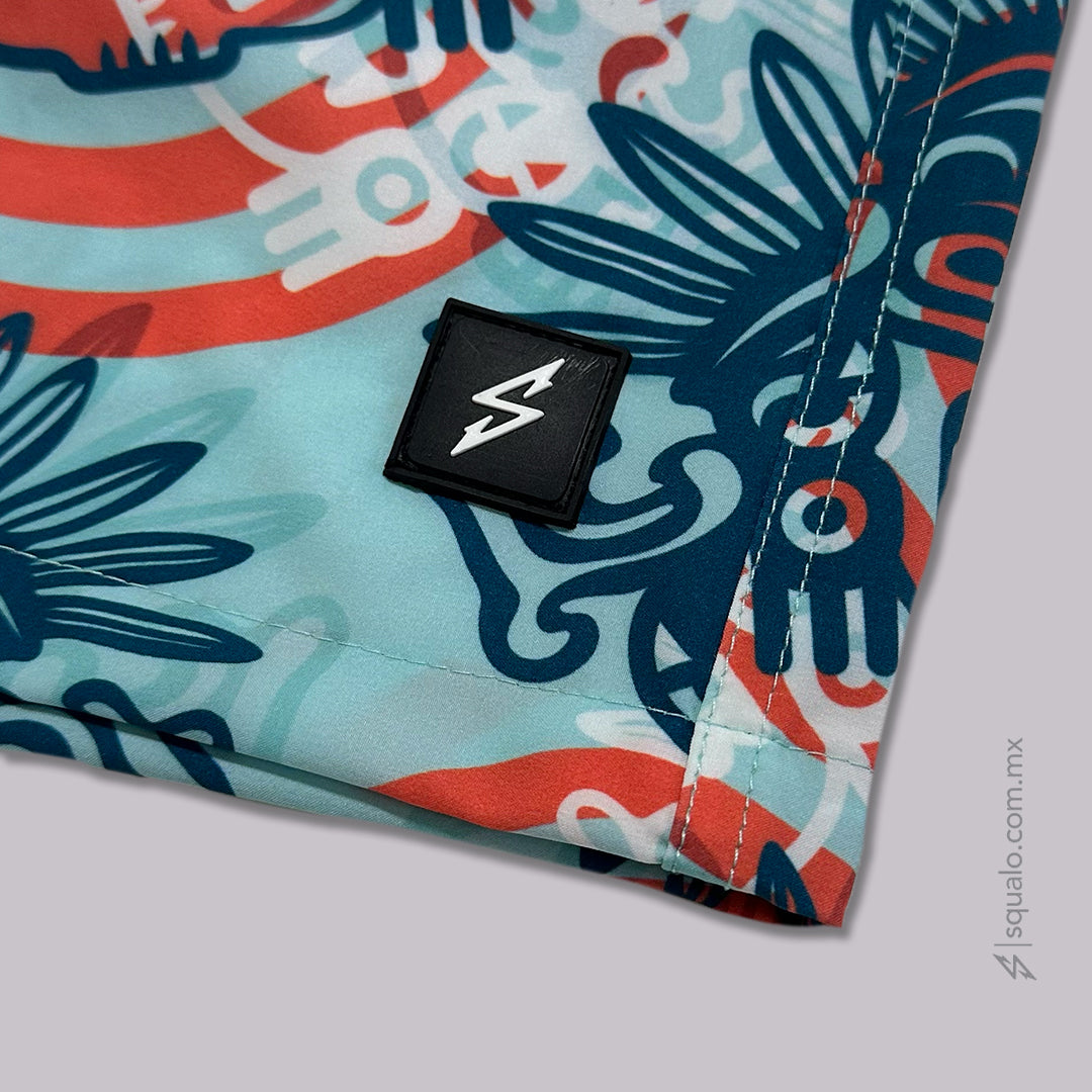 TRAJE DE BAÑO VOLLEY SKULL AZUL 17"