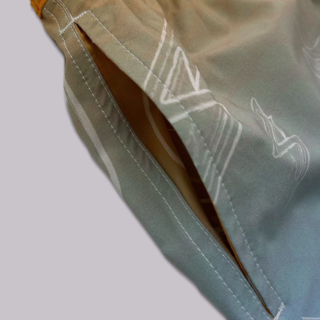 TRAJE DE BAÑO VOLLEY HOJ NARANJA 17"