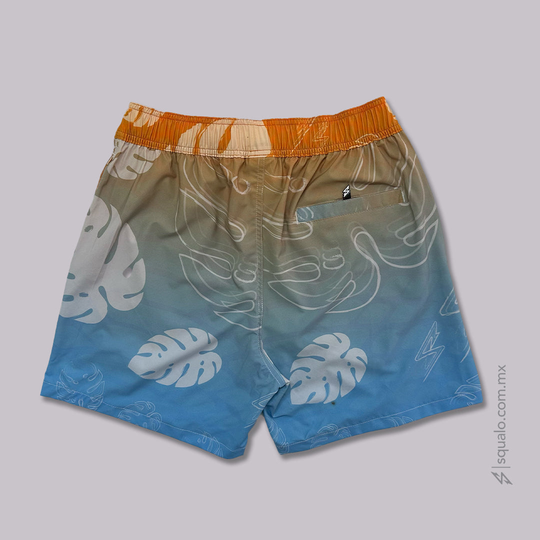 TRAJE DE BAÑO VOLLEY HOJ NARANJA 17"