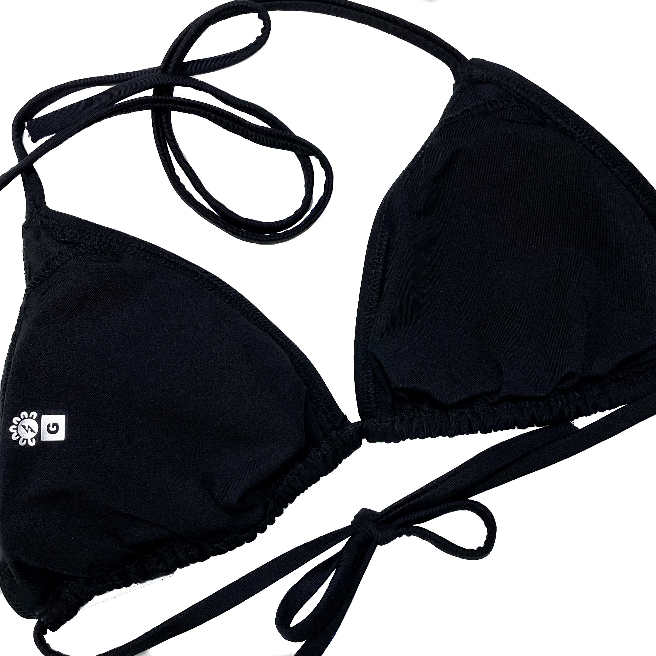 Bikini Top 2983 Triangulo Negro