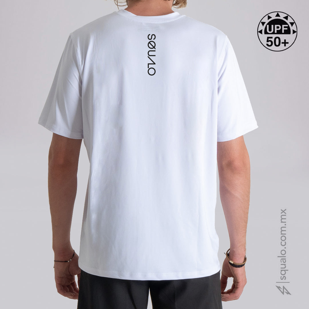 Playera Rashguard Corte Amplio Circk I Blanco