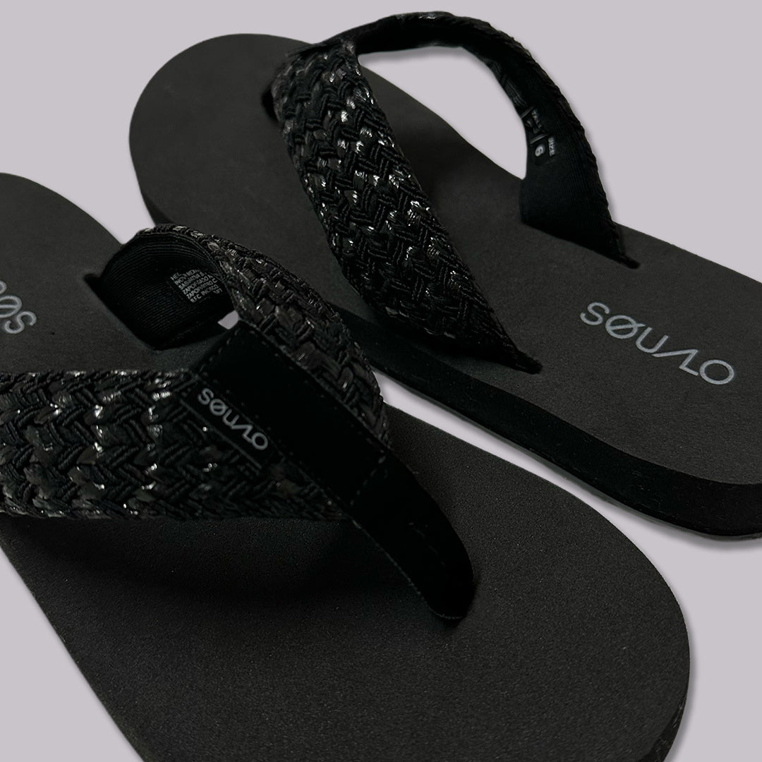 SANDALIAS DAMA CROCHEX NEGRO