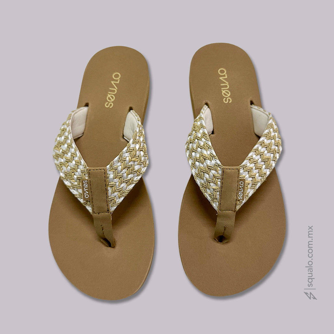 SANDALIAS DAMA CROCHEX MOKA