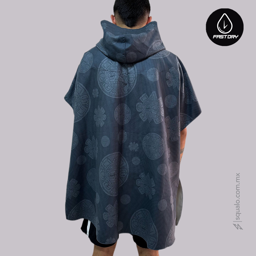 PONCHO PLATOX NEGRO