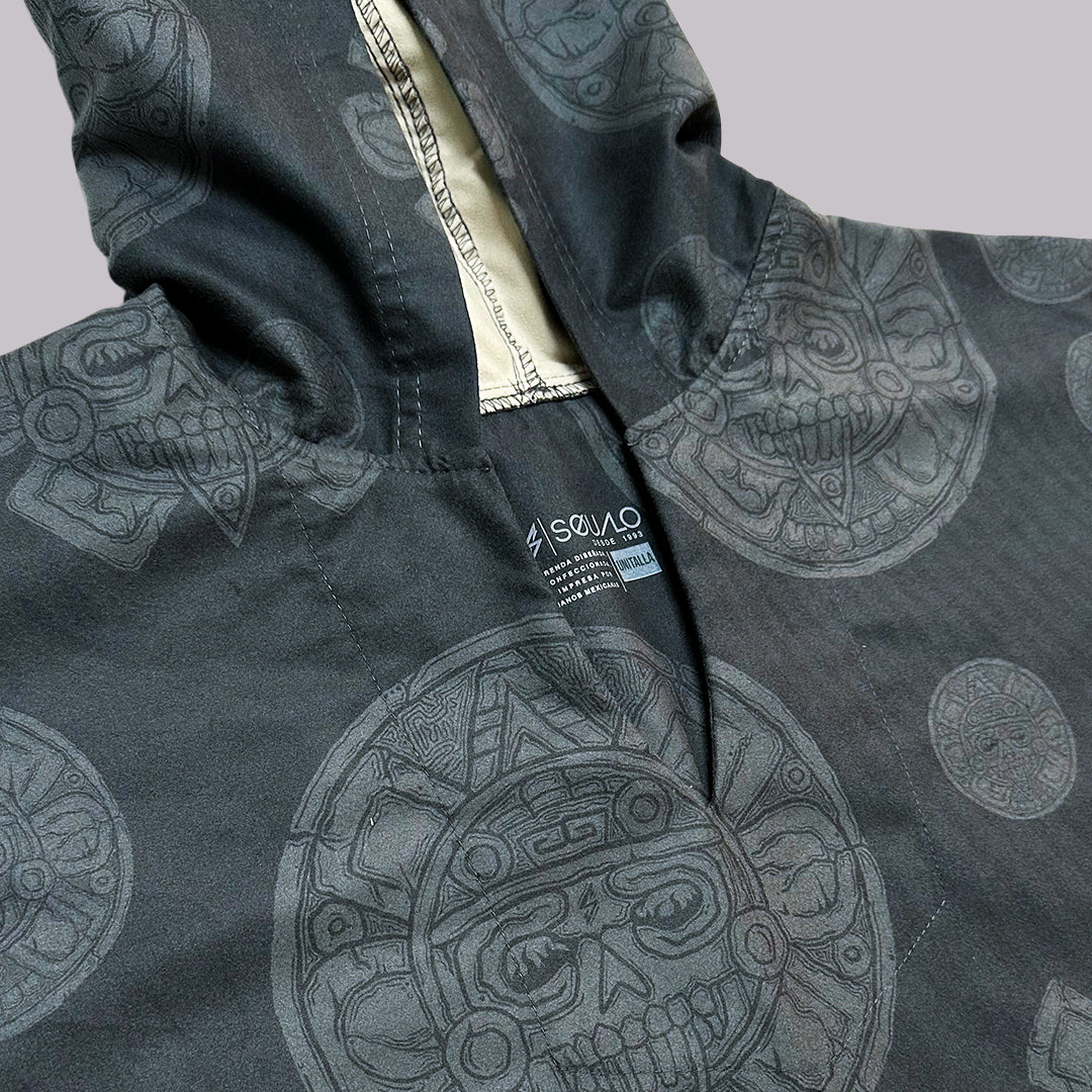 PONCHO PLATOX NEGRO