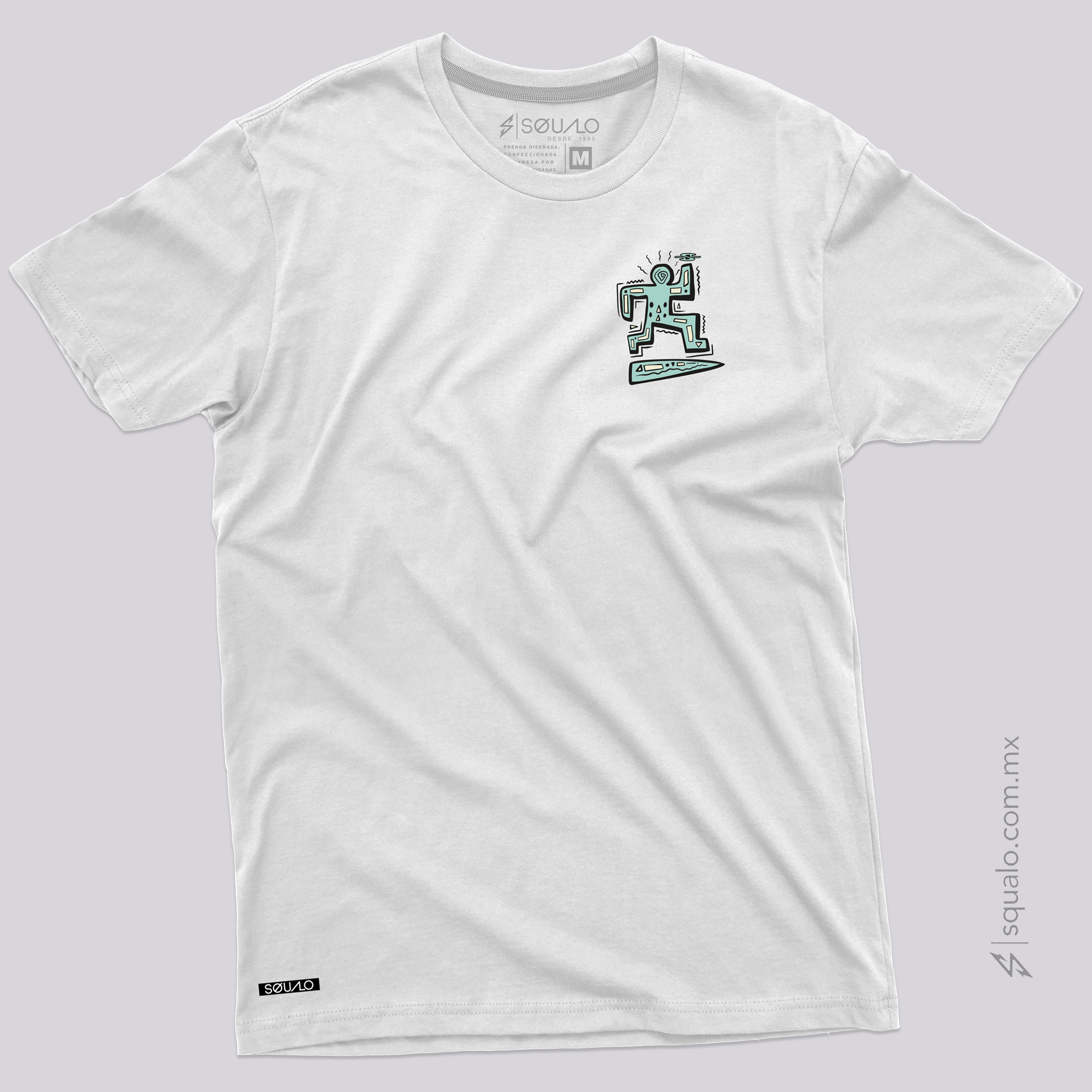 Playera Palma Blanco
